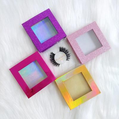 China Handmade Wholesale Square Eyelash Box Eyelash Packaging Box Box for sale