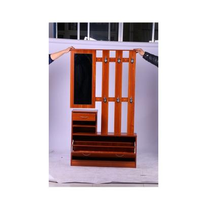 China (Other) Chinese Style Adjustable Luxury 3-Doors Household Cabinet Door Storage Shoe Cabinet for sale