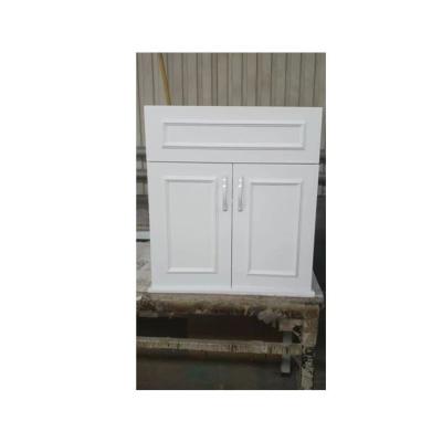 China Factory Direct Sale Modern Bathroom Solid Wood Wooden Bath Cabinet For Bath Room for sale