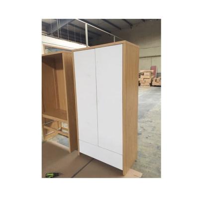 China 2022 New Modern Modular Convertible Wood Panel Closet Furniture Wardrobe for sale