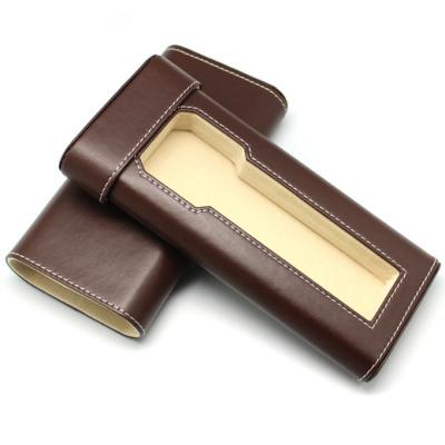 China Leather Watch Storage Box Simple Latest Design Leather Watch Box for sale