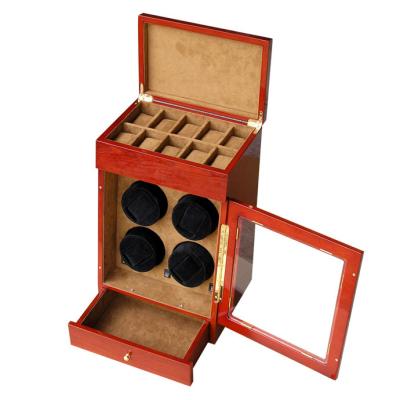 China Custom Free Logo Wooden Watch Winder Wooden for sale