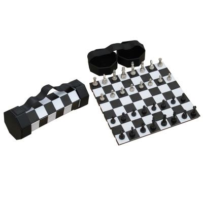 China Hot sale plastic box style outdoor plastic chess set for sale plastic chess for sale