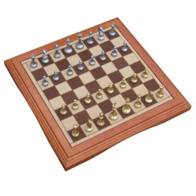 China Cheap Magnetic Chess Set Handmade Outdoor High Quality Wooden Board And Leather for sale