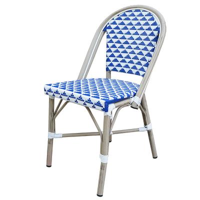 China Modern Hand - Woven Top Quality Outdoor Rattan Chair Paris Dining Chair for sale