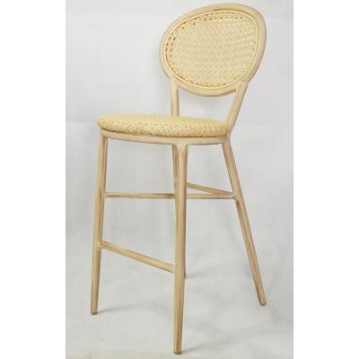 China Modern Outdoor Plastic Rattan Hotel Furniture Bar Chair for sale