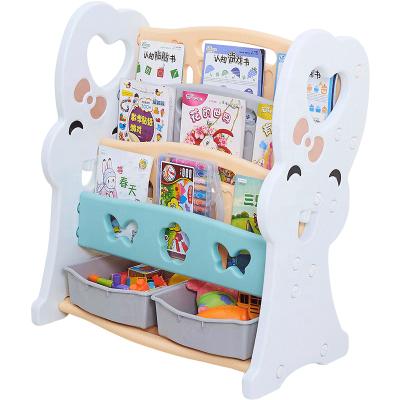 China Modern Children Furniture Book Shelves Storage Shelves Storage Cabinets Strong Movable Kids Cabinet for sale