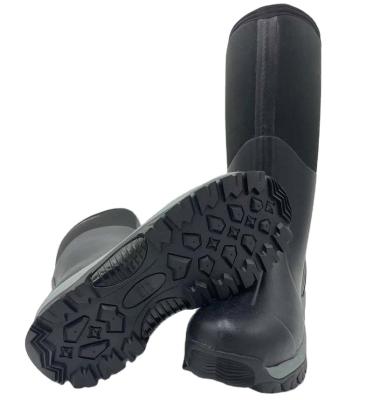 China Waterproof Anti-Smell Neoprene Insulated Rubber Hunting Boots For Men for sale