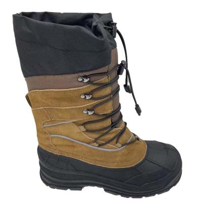 China Fashion Trend Wholesale Customized Warm Men's Winter Snow Boots Outsole Winter Outdoor Rubber Boots for sale