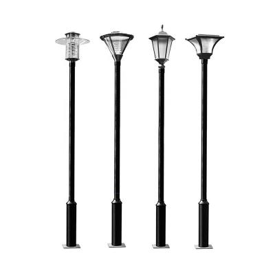 China Outdoor Waterproof Park LED Lawn Road Light 3m High Head Landscape Solar Lamp Community Poles Garden Light for sale