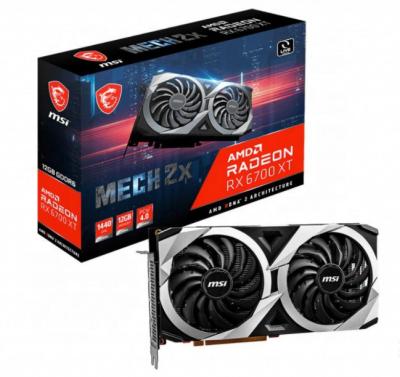 China Brand New MSI Radeon RX 6700 XT 2X Mech Workstation For GPU Card Hot Sell Graphics Card for sale