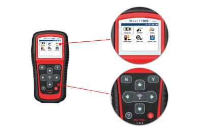 中国 Autel TPMS の診断エアバッグの調整用具の MaxiTPMS TS501 車スキャン用具 販売のため