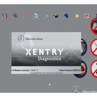 China Selbstbewegender Diagnose-Software MB-STERN C3/C4 HDD DELL formatieren 160G für Benz zu verkaufen