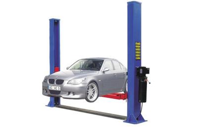 China 232B Two Post Hydraulic Car Lift Asymmetric 3.5T Two Sides Manual Lock Release System for sale