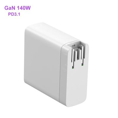 China New Mobile Phone and Laptop Invention Technology Gan Technology 100W 140W PD 3.1 Multiple Left Usb Multifunctional Charger for sale