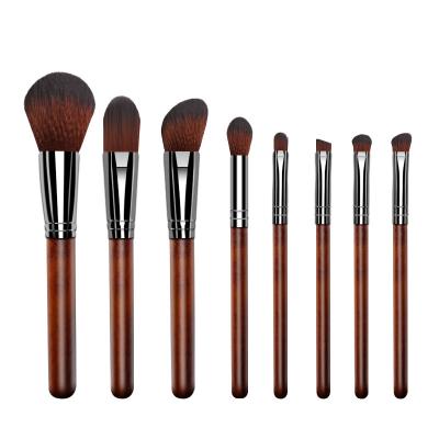 China 8 Piece Makeup Brush Set High Quality Luxury Log Professional Custom Private Label 8 Piece Makeup Brush Set for sale