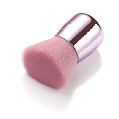 China Blush Makeup Brush Beautiful Rose Gold Loose Powder Setting Simple Soft Blush Kabuki Makeup Brush for sale