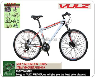 China VULZ MOUNTAIN BIKES 101921 aluminum 27speed mountain bike with disc brake 6061 aluminum alloy 7005 21 speed 26 bicicleta mountain bike for sale