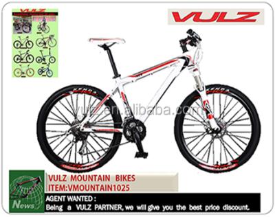 China VULZ MOUNTAIN BIKES 102527 aluminum 27speed mountain bike with disc brake 6061 aluminum alloy 7005 21 speed 26 bicicleta mountain bike for sale