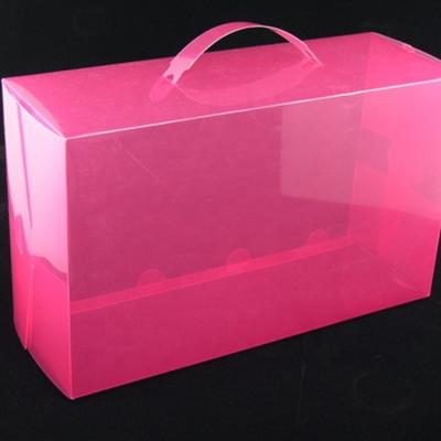 China Recycled Materials Clear Shoe Box for sale