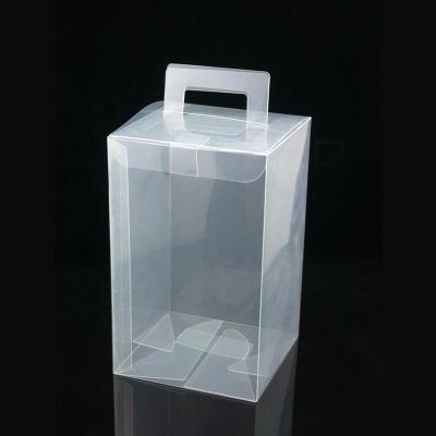 China china supplier clear plastic recyclable PET folding box packaging for sale