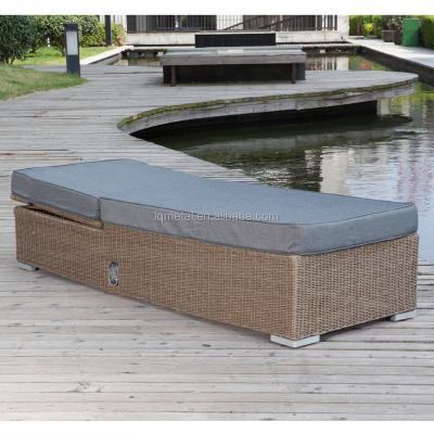 China Sofa Bed Outdoor Furniture Rattan Modern Universal Aluminum Bed Furniture Set for sale