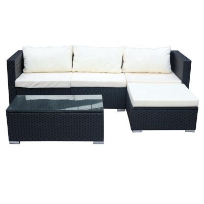 China Traditional Post Packing Outdoor Patio Sets Outdoor Rattan Furniture Rattan Sets Outdoor Furniture 4PC Couch Padded for sale