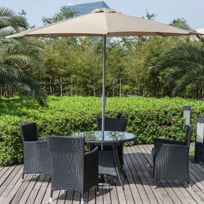 China Modern Outdoor Garden Rattan Furniture/Outdoor Patio Furniture/Rattan Furniture Dining Set KD Steel for sale