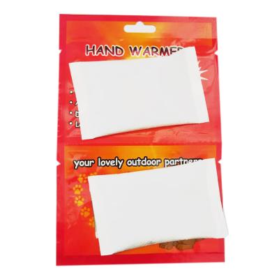 China OEM Safe Self-heating Warmer Custom Packing Hand Pad Disposable Hand Warmers for sale