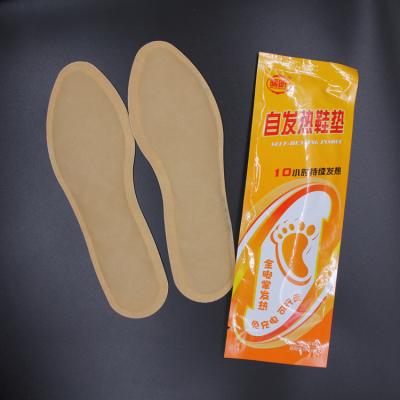 China Breathable Custom Wholesale Disposable Insole Foot Warmer Self Warmer Pad for sale