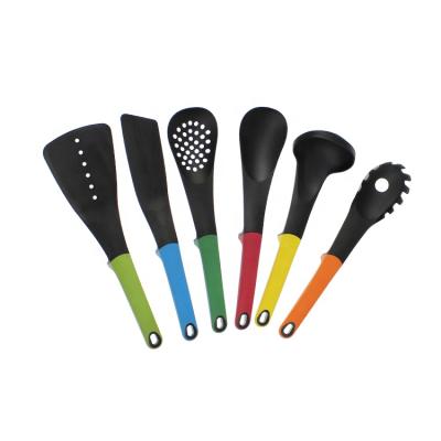 China 6pcs Single Handle Nylon Kitchen Utensil Tool Colorful Viable Viable for sale