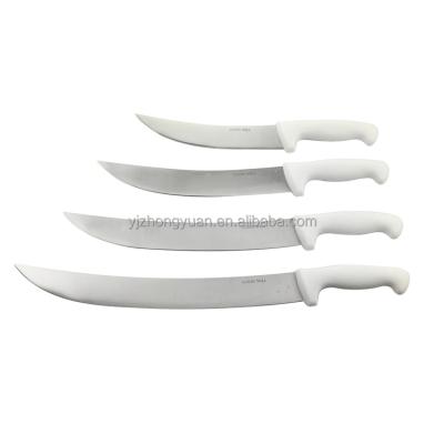 China Wholesale Plastic Viable Kitchen Knife Handle Stainless Steel Butcher Knife 8