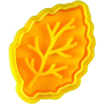 China Different Sustainable Viable Wholesale Sheets Shape Plastic Plunger Cookie Cutter Cookie Stamp for sale