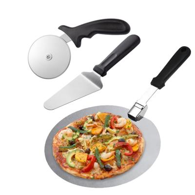 China 12 Inch Durable Stainless Steel Pizza Skin Foldable Set Round Pizza Paddle Set for sale