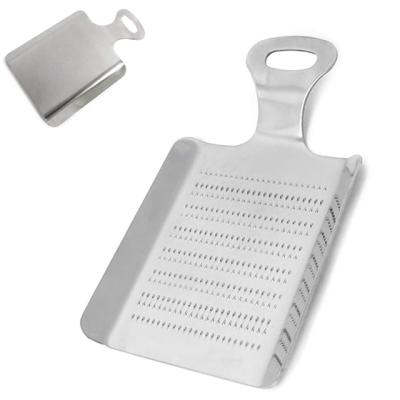 China Kitchen Best Ginger Garlic Press Peeler Slicer Plate Shaped Slicer Viable Shovel Grater for sale