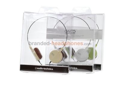 China White Over - Ear Gold - Plating Stereo Mini Cord ATH-ON3 Audio Technica Portable Headphones, Earphones for sale