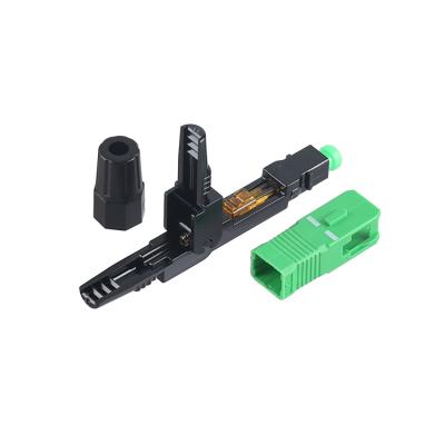 China & 2.0*3; 2.0 * 1.6 Fiber Optic Adapter Fast Connector FTTH FTTX SC APC Fast Fiber Optic Connector for sale