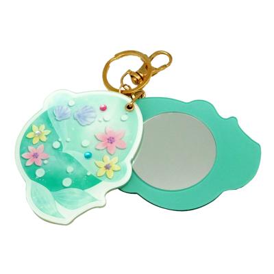 China Creative Anime Compact Mirror Acrylic Plastic Mirror Cartoon Figure Printed for sale