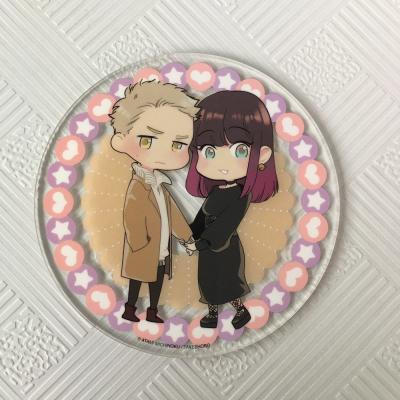 China Customized Acrylic Coaster with Anime figure/star/Cartoon figure/Company Logo Printed for sale