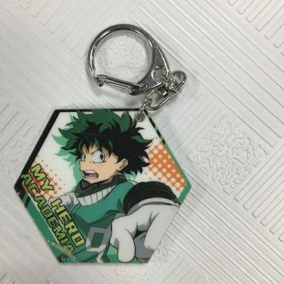 China O laser feito sob encomenda Fadeless da cor cortou Keychains acrílico com figura do Anime à venda