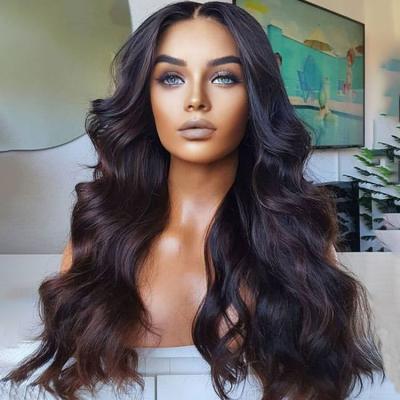 China 100% Virgin Human Hair Lace Front Wigs Hd Body Wave Brazilian Transparent Swiss Silky Straight Curly Lace Front Wigs For Black Women for sale