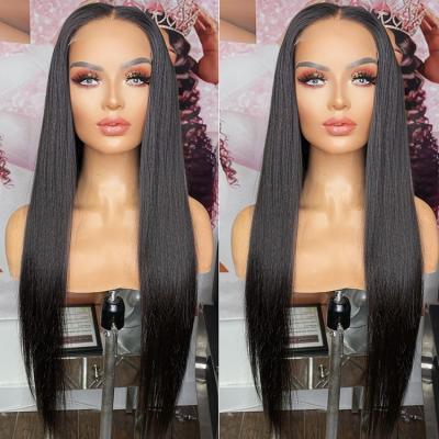 China Wholesale Silky Straight Wave Lace Front Wigs 100% Virgin Hair Curly Bone Straight Wigs Transparent Swiss Lace Wigs for sale