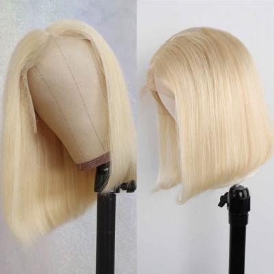 China 613 Silky Straight Transparent Headband Human Hair Wigs 100% Short Wave Wig Hair for sale