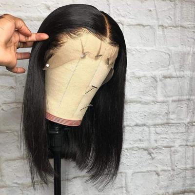 China Hd 20 Inch Silky Straight Wave Double Full Lace Hair Super Pulled Bob Wigs Women Wigs for sale