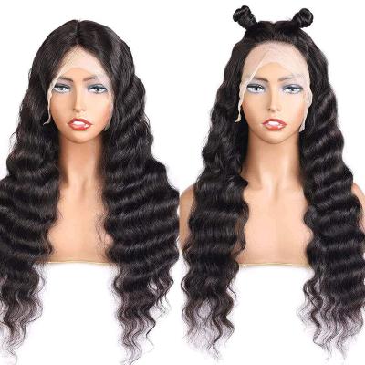 China Indian Remy Human Hair In Bulk 13x6 Silky Straight Virgin Human Hair Lace Frontal Top Grade Indian Hair Wigs for sale