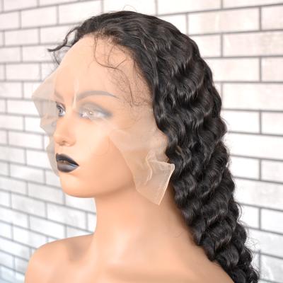 China Wholesale Silky Straight Wave 12a Grade Loose Lace Front Human Hair Wigs With Nature Loose Deep Wave Wig Raw Baby Hair for sale