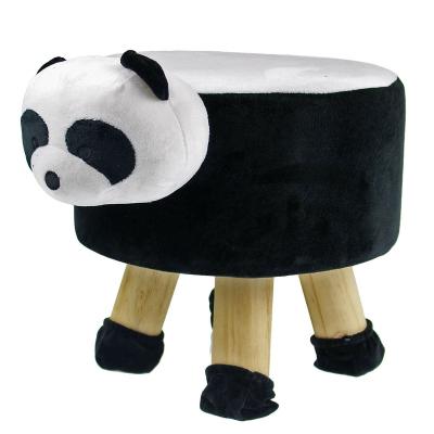 China Adjustable Animal Wooden Foot Stool Cushion Seat Cushion Kids Round Plush Beanbag Chair (Other) for sale