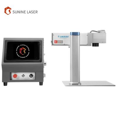 China Laser Marking Laser Marking High Precision Slot Type Machine 20w 30w Max Price 300X300 Mm Metal Fiber CNC Laser Marking Jewelry Rings for sale