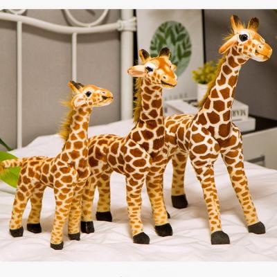 China Hot Selling Realistic Plush Amazon Stuffed Giraffe Stuffed Giraffe Stuffed Toy for sale