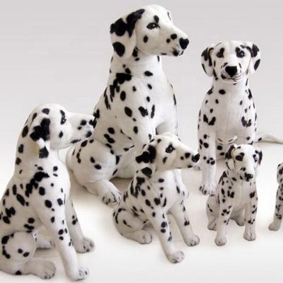 China Wholesale Stuffed Dalmatian Toy Realistic Stuffed Dog Plush Toy Factory for sale